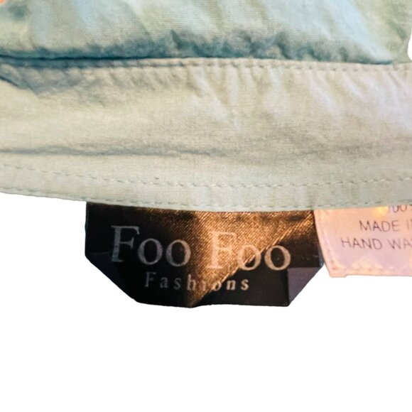 Vintage Foo Foo Fashions Rayon Shirt Abstract Pattern One Size Made In Indonesia - Picture 4 of 5